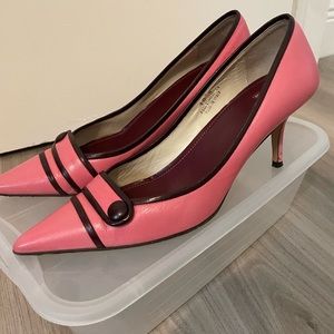 Coach leather pump